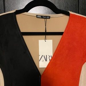 Suede Zara dress